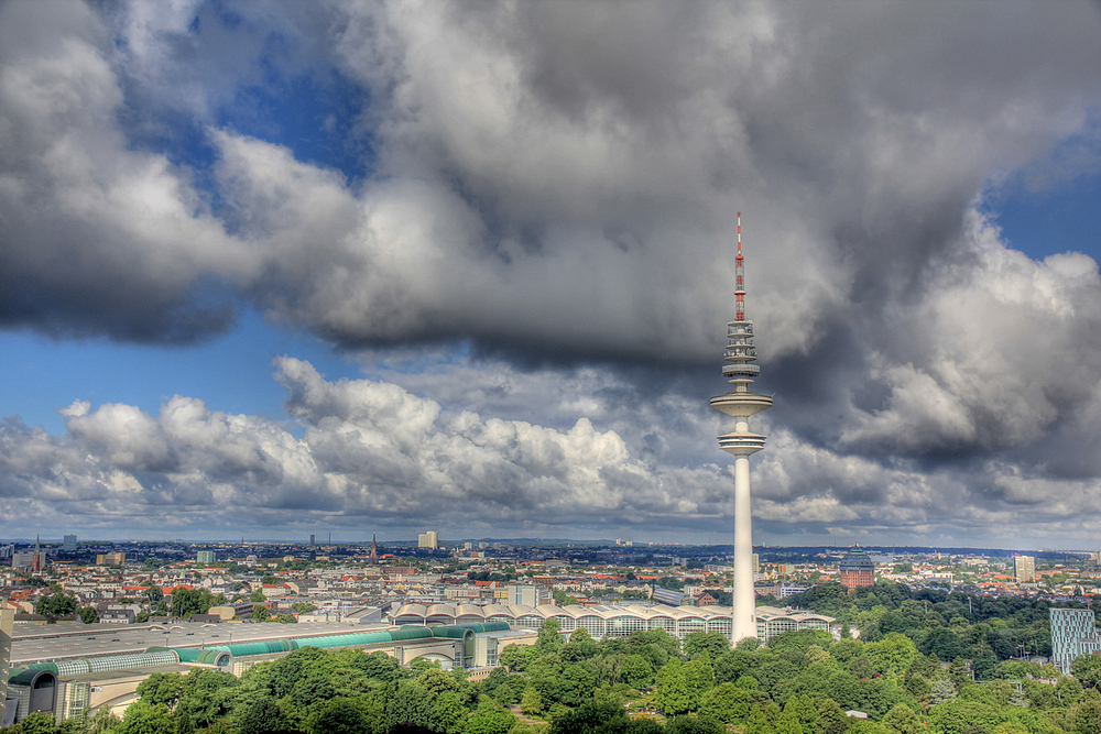 Fernsehturm Hamburg 2 Foto And Bild World Hamburg Hdr Bilder Auf