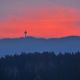 Fernsehturm im Abendhimmel