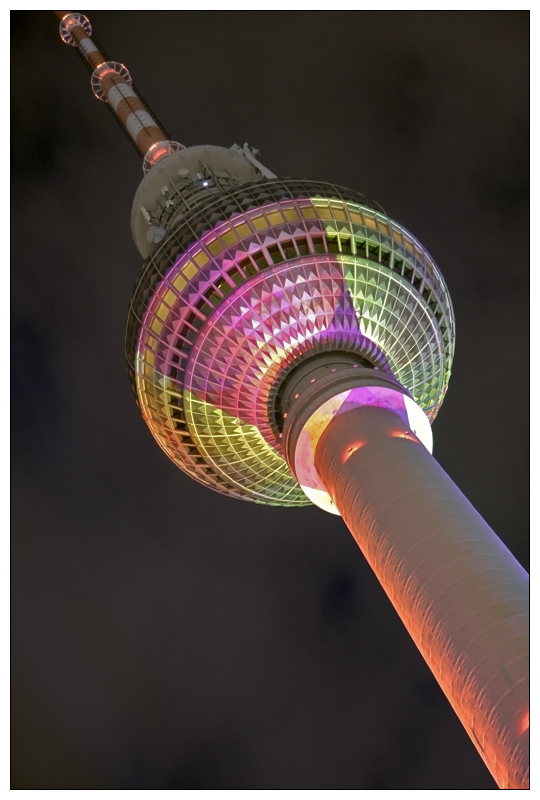 Fernsehturm im Rampenlicht