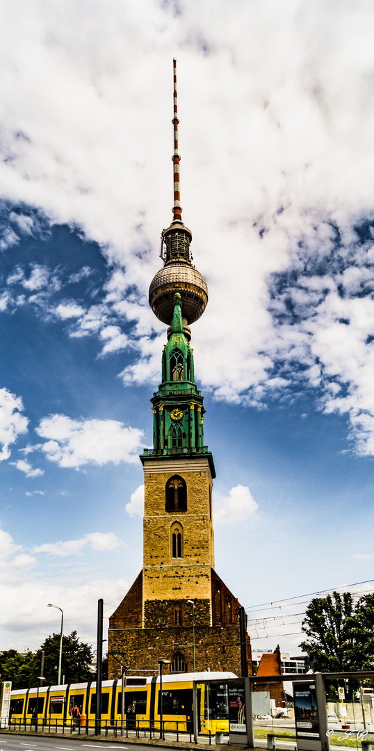 Fernsehturm und Marienkirche