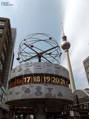 Fernsehturm und Weltzeituhr