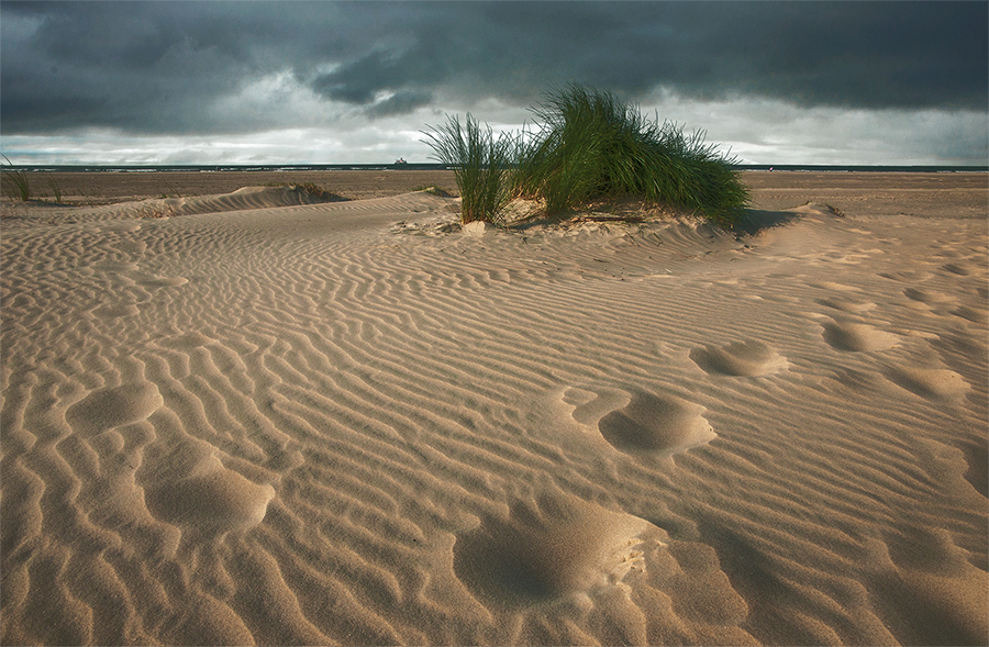 Fernsicht am Meer