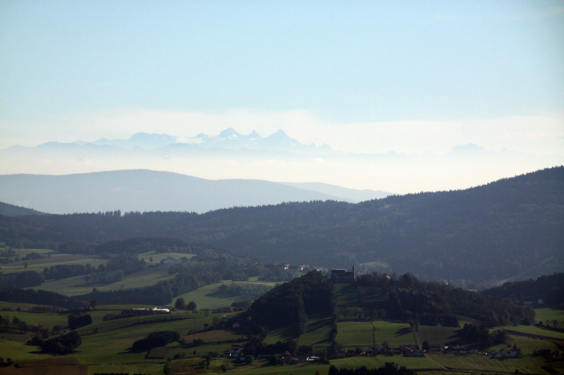 Fernsicht auf den Dachstein