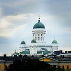 Fernsicht auf den Dom in Helsinki