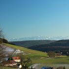 Fernsicht auf die Alpen