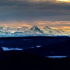 Fernsicht auf die Alpen