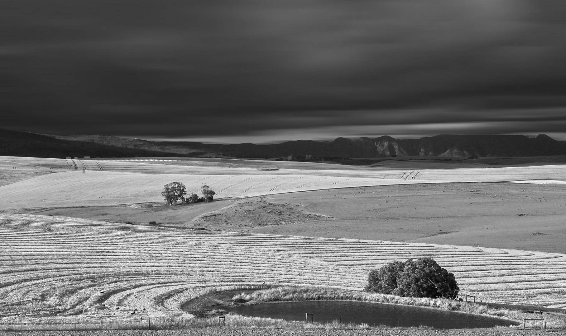 Fernsicht auf die Berge