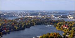 Fernsicht auf Stockholm