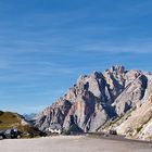 Fernsicht / Blick vom Valparolapass, Dolomiten