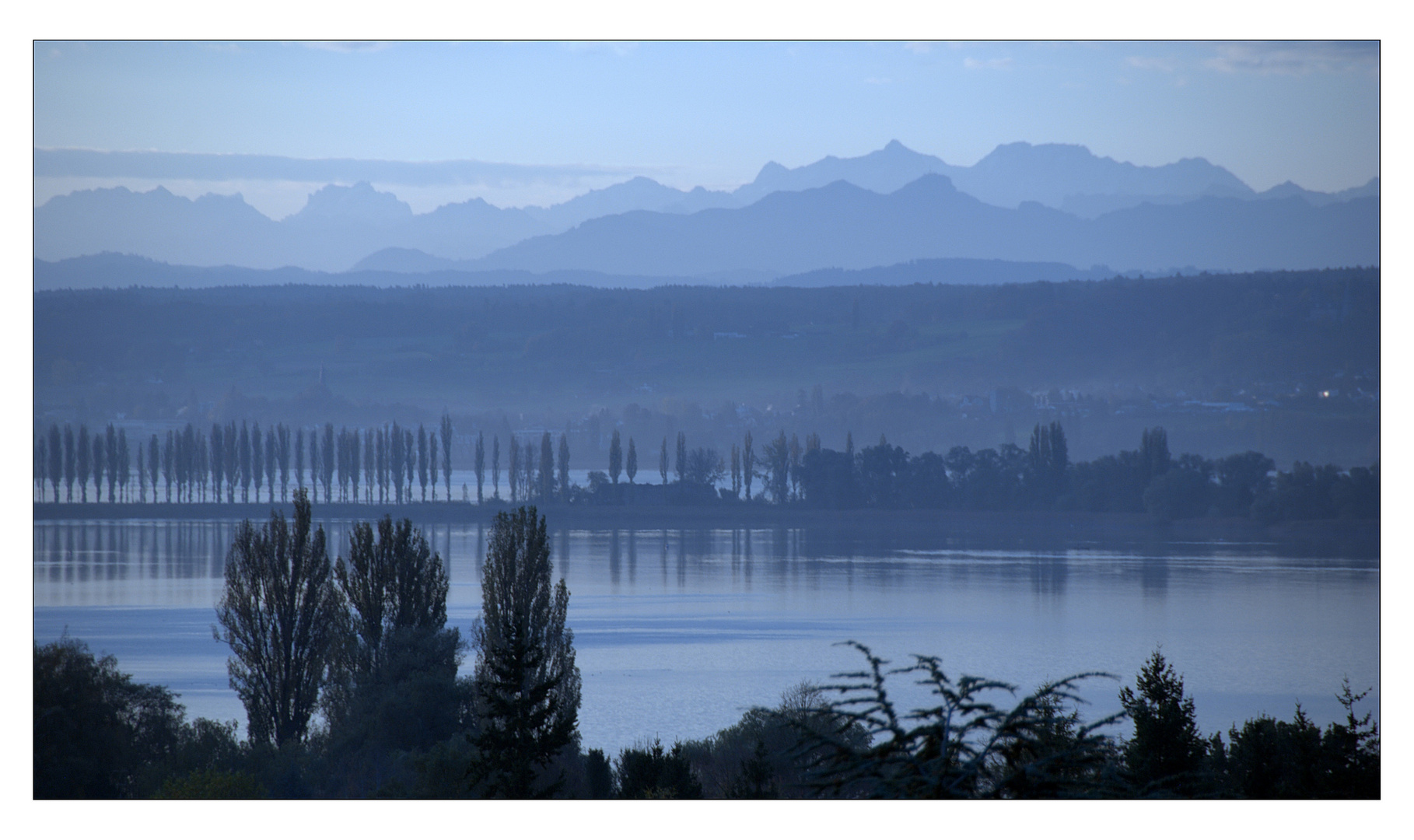 Fernsicht über den Bodensee