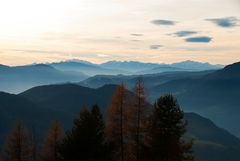 Fernsicht über den Tälern