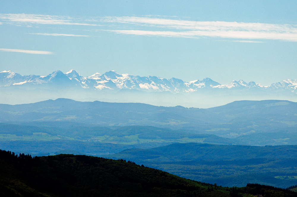 Fernsicht vom Blauen