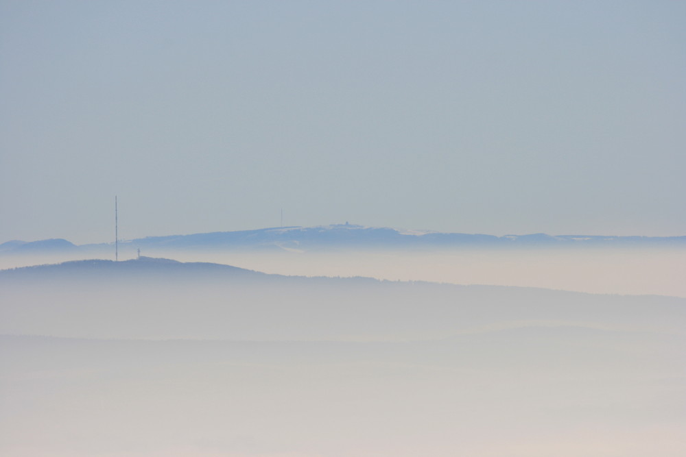 Fernsicht vom Wüstegartenturm (Kellerwald)