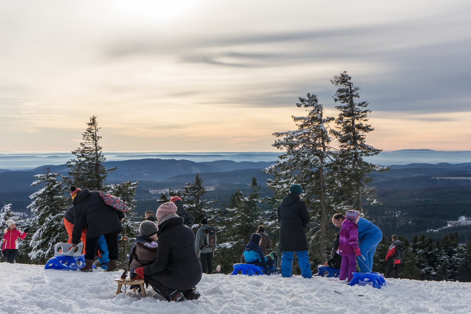 Fernsicht vom Wurmberg im Harz