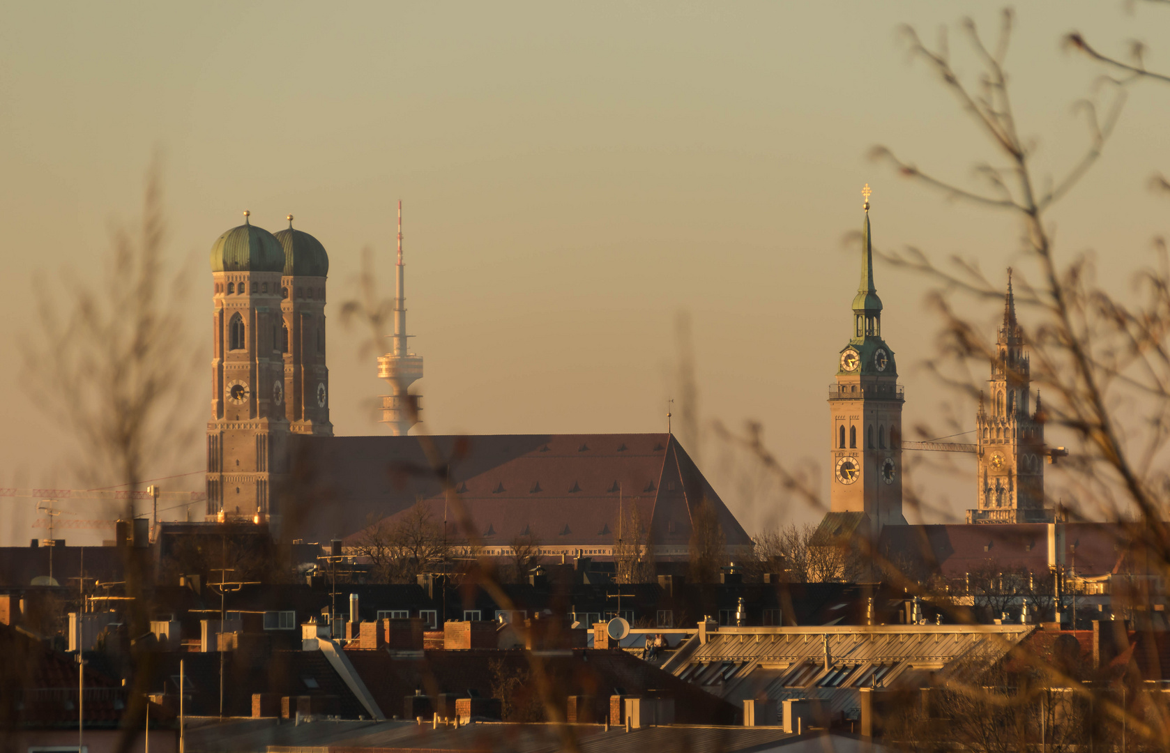 Fernsicht zur Frauenkirche