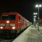 Fernverkehr in Gera mit 245 027 und IC nach Köln