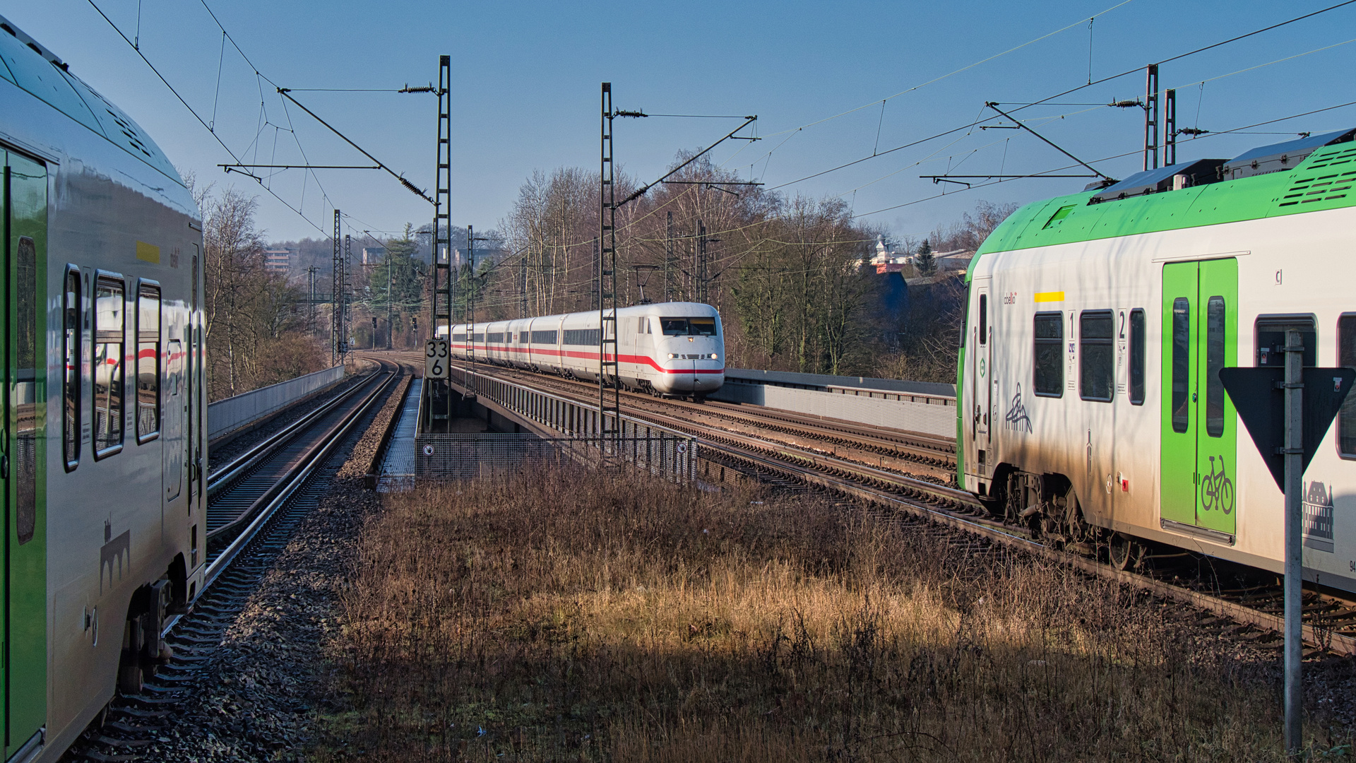 Fernverkehr trifft Nahverkehr