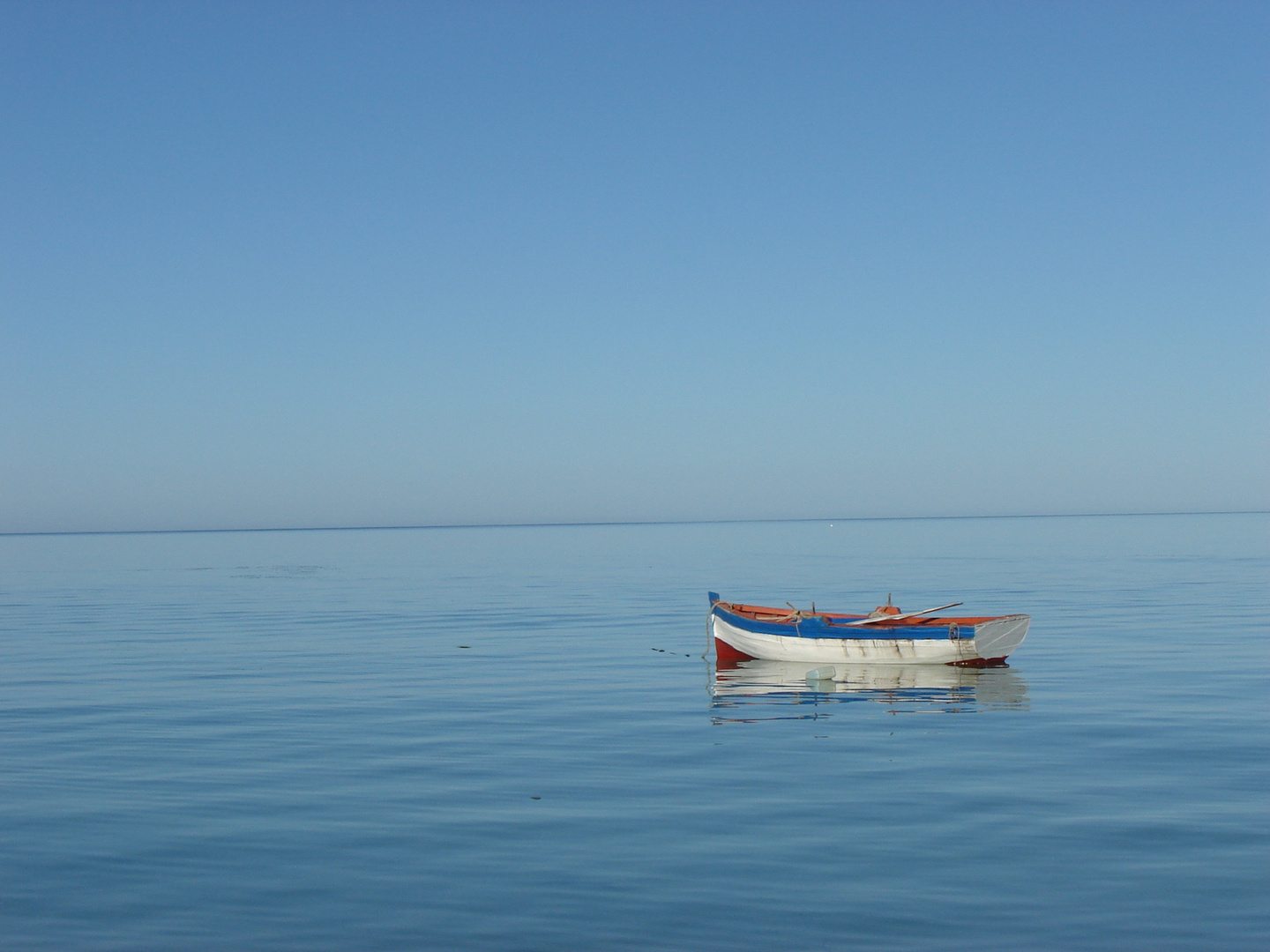 Fernweh - Boot auf dem Meer