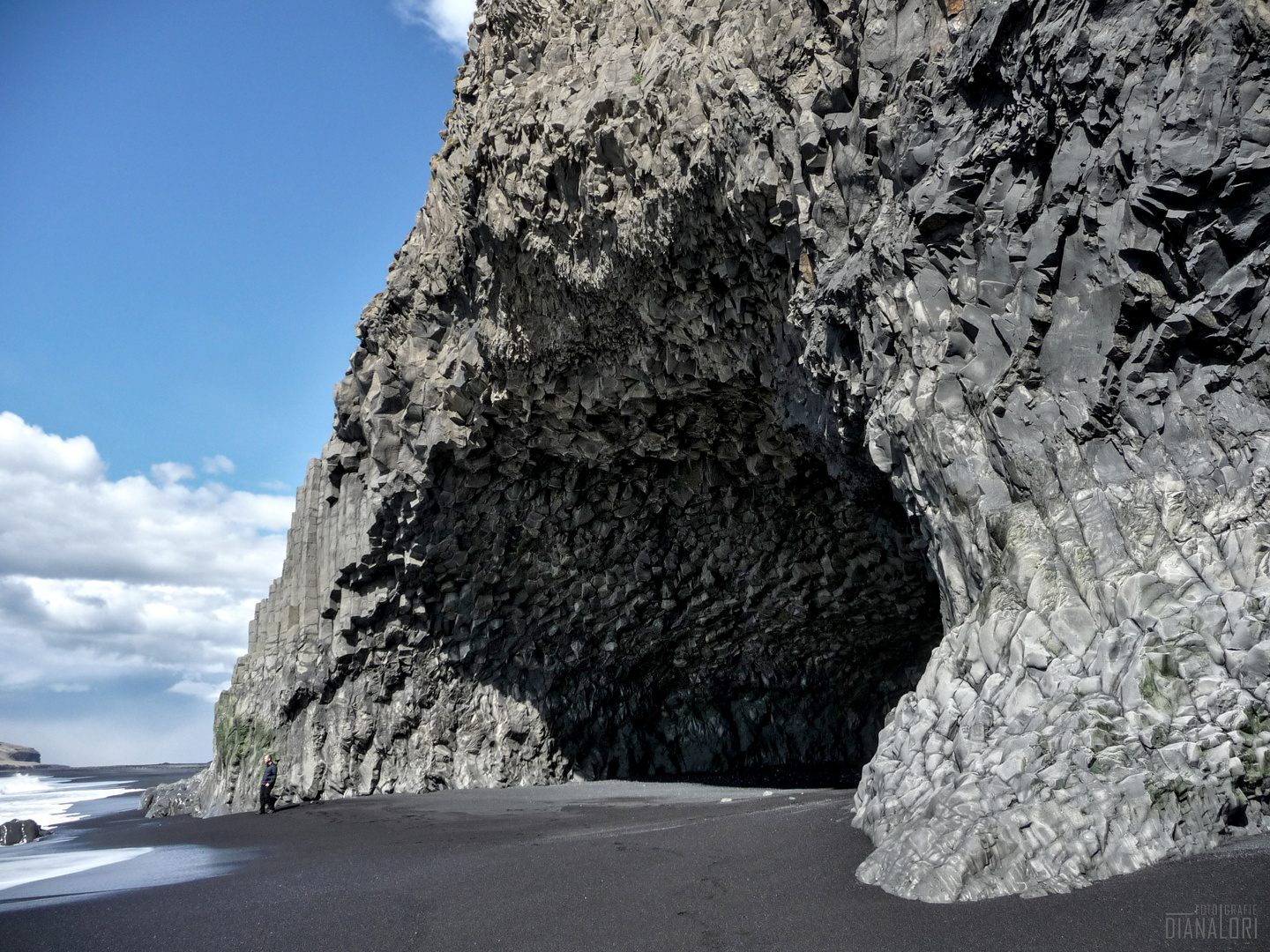 Fernweh: Island - Reynisfjara - "Größenvergleich"