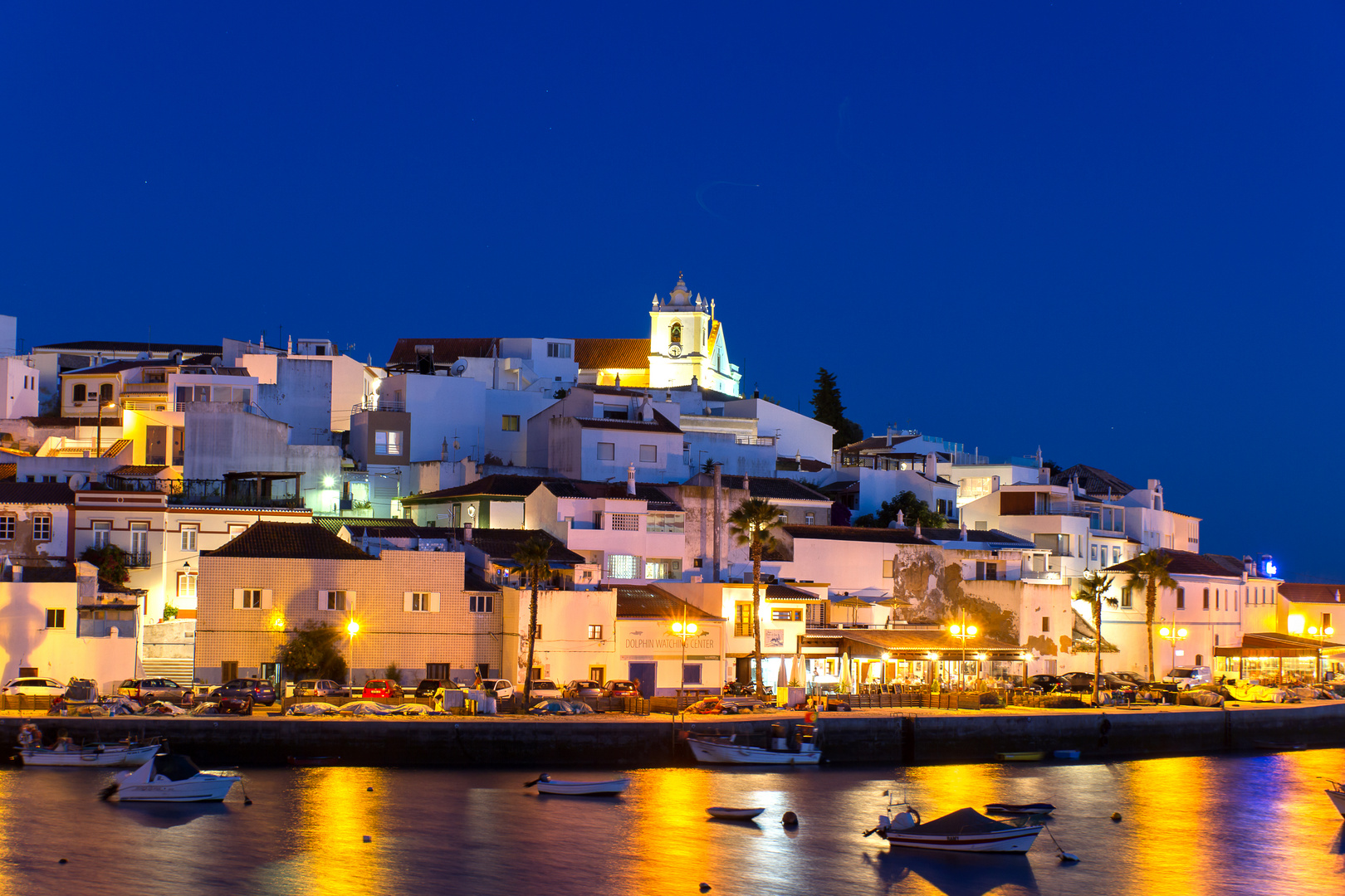 Ferragudo am Abend, Algarve 