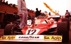 Ferrai Star Carlos Reutemann in Zolder /Belgien 05.Juni 1977 zum GP v.B. F.1 WM 1977