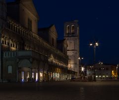 Ferrara in der Nacht ohne Musik