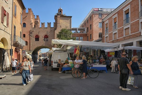 Ferrara Mittelalterliche Stadt Italien