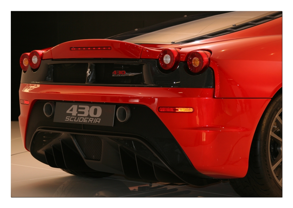 Ferrari 430 Scuderia Heckansicht