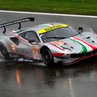 Ferrari 488 GTE EVO im Regen