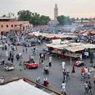 Ferrari auf dem Djemaa el-Fna