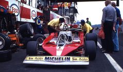 FERRARI F.1 in Zolder /B. Fahrer: Gilles Villeneuve CND