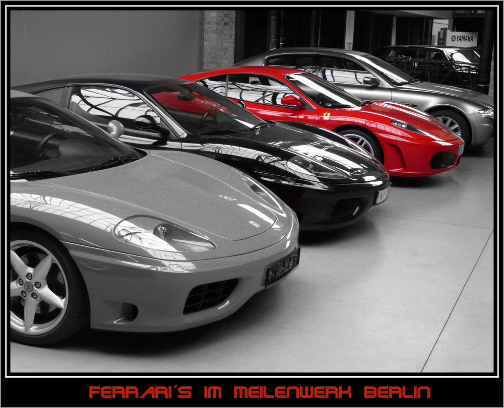 Ferrari in Selective Colors
