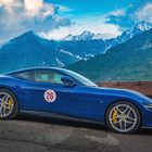 Ferrari Roma 2021 in Alps