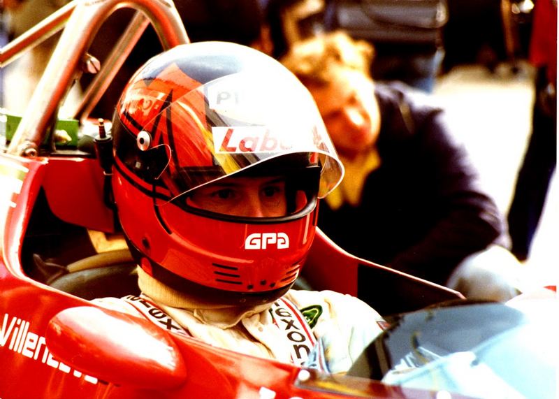 Ferrari Start Nr: 27. Gilles Villeneuve Canada F.1 Pilot.
