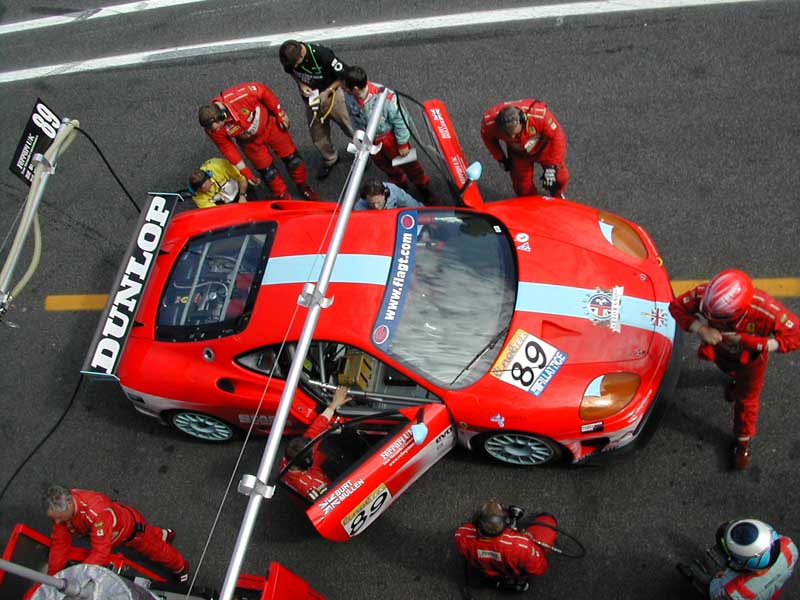 Ferrari UK team in Estoril