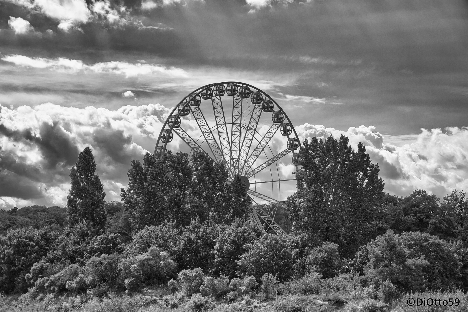 Ferris wheel into heaven