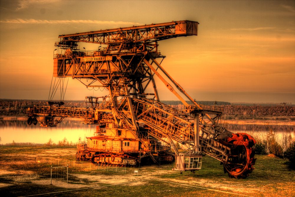 Ferropolis Stadt aus Eisen - Big Wheel