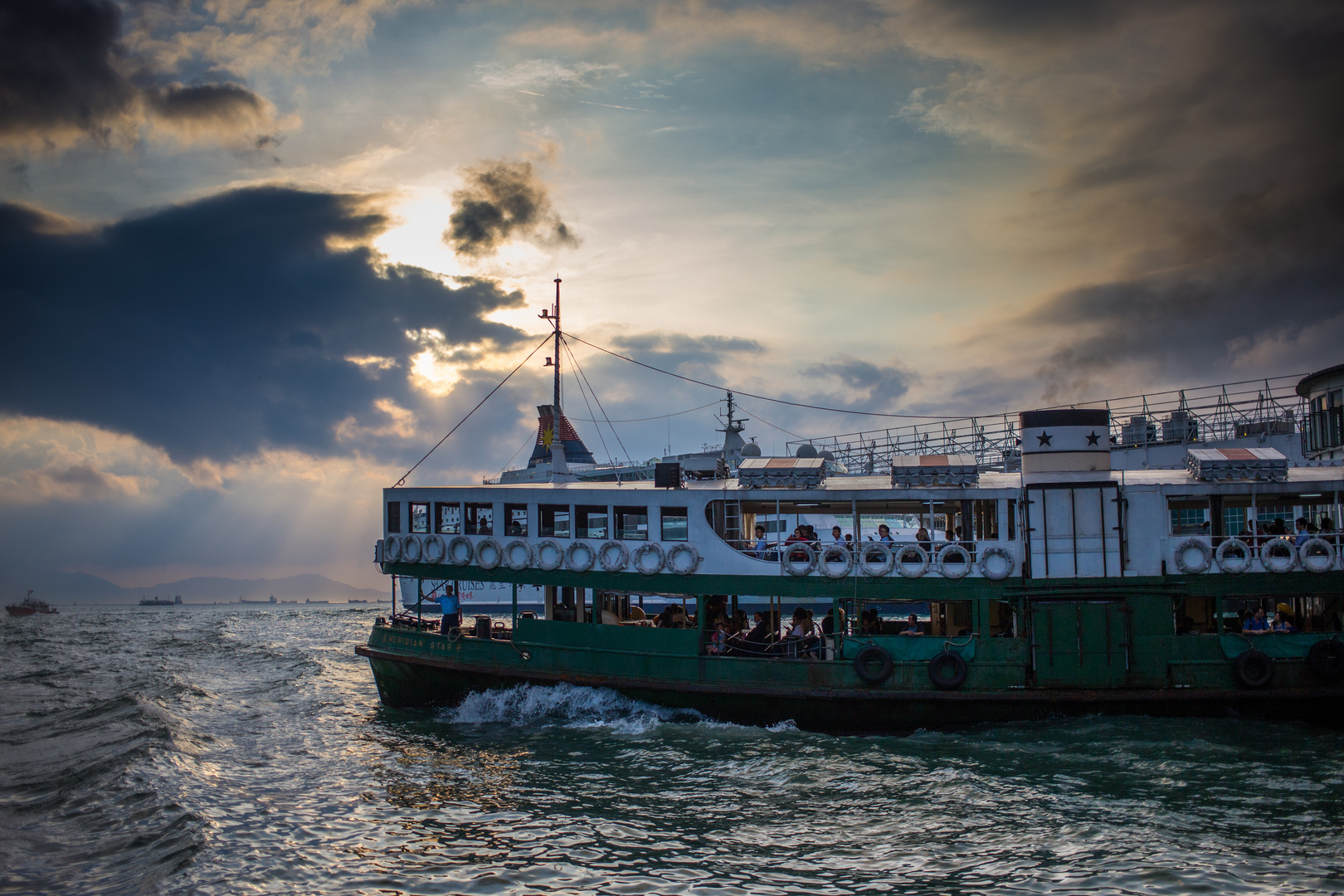 Ferry boat in Hongkong