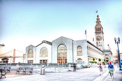 ferry building in san francisco hdr