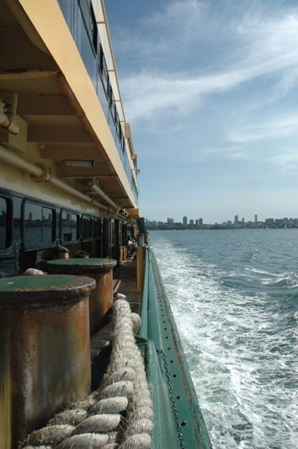 Ferry home from Manley Beach Chirstmas Day