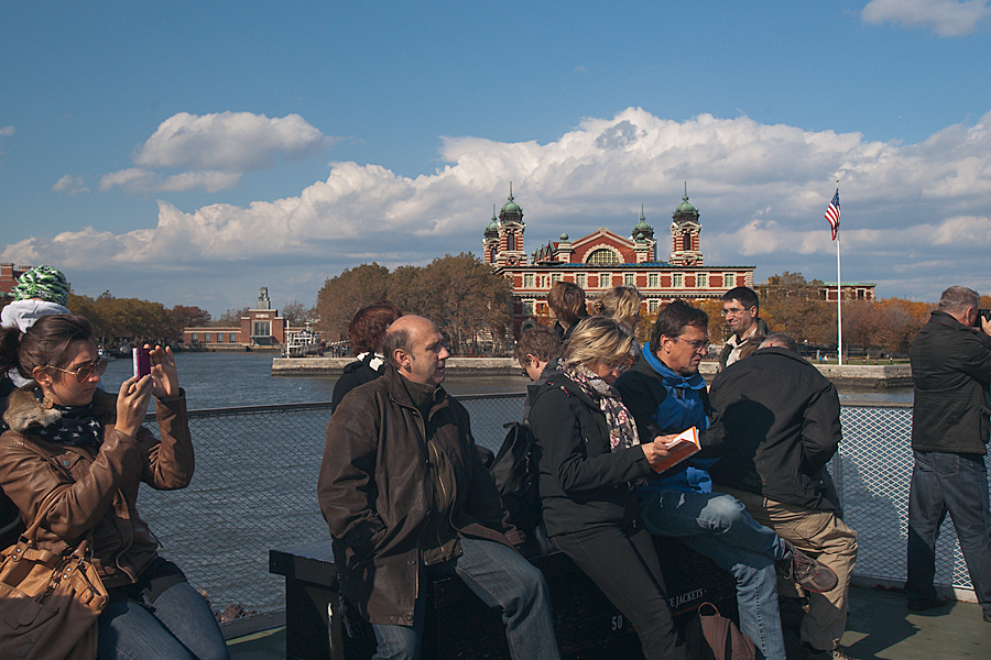 Ferry to and from Ellis Island