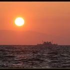 FERRYBOAT IN IZMIR BEACH...