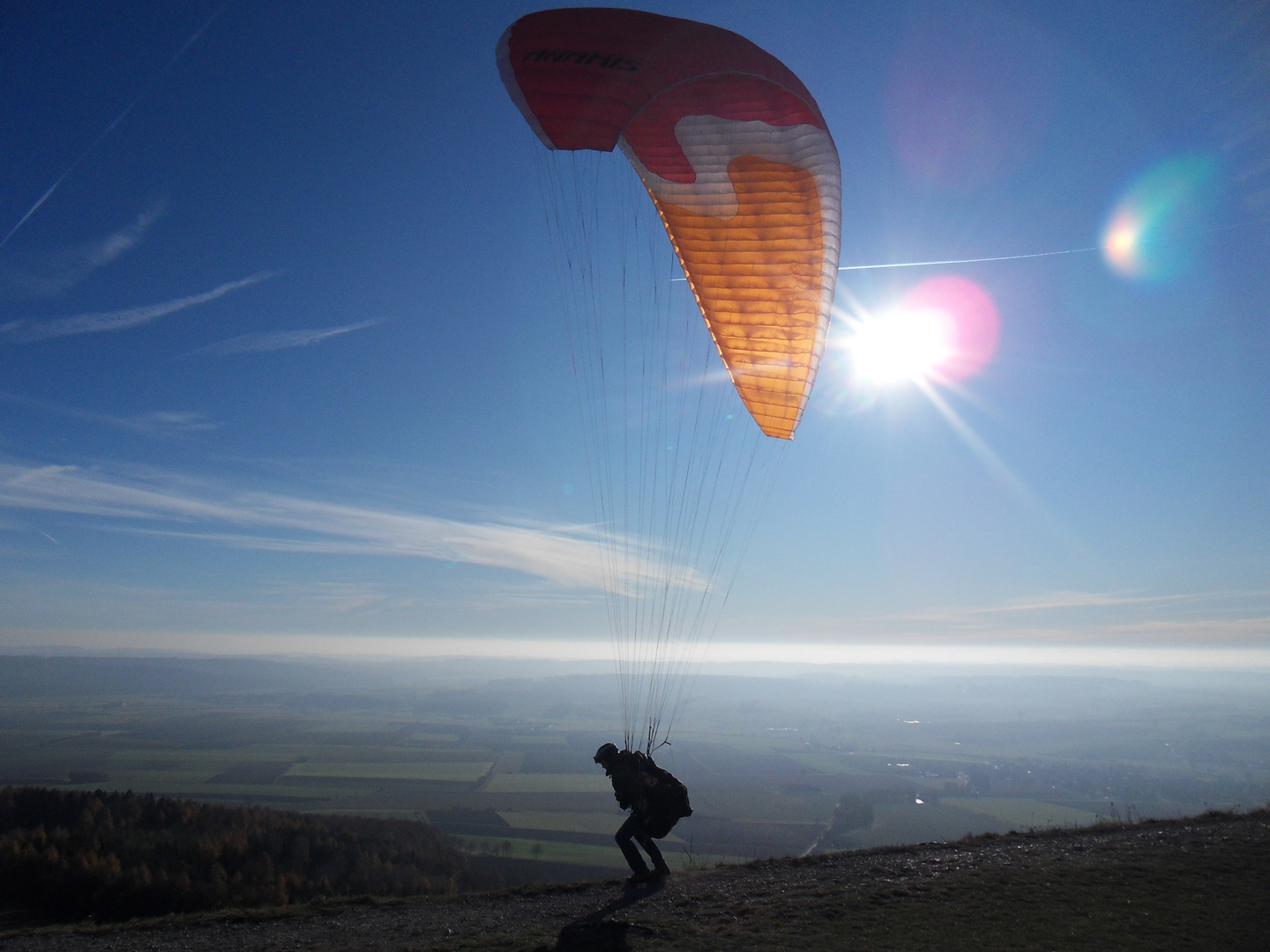 Fertig zum Abflug..