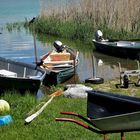 Fertig zum Fischen auf der Reichenau 