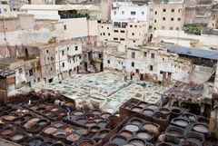 Fès - Fès el-Bali - Tannery and Dyeworks - 1