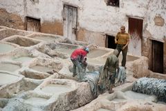 Fès - Fès el-Bali - Tannery and Dyeworks - 2