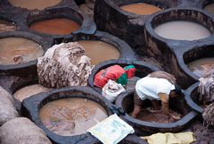 Fès - Fès el-Bali - Tannery and Dyeworks - 3