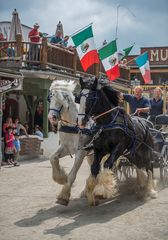 Fest der "Starken Pferde" in der Pullman City....