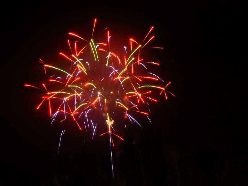 Fest Feuerwerk in Atella (Italien)