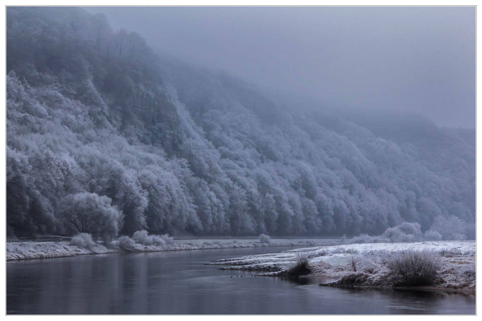 Fest im eisigen Griff des Frostes...